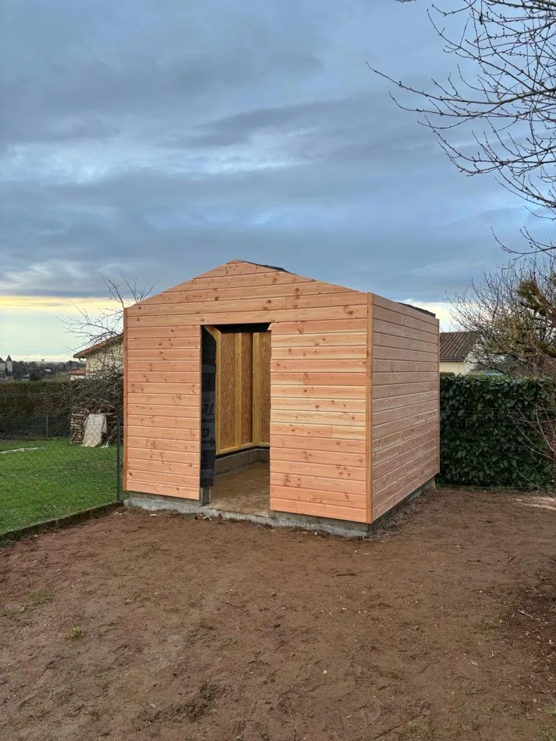 Cabanon en bois réalisé par AS AM 16, constructeur ossature bois en Charente