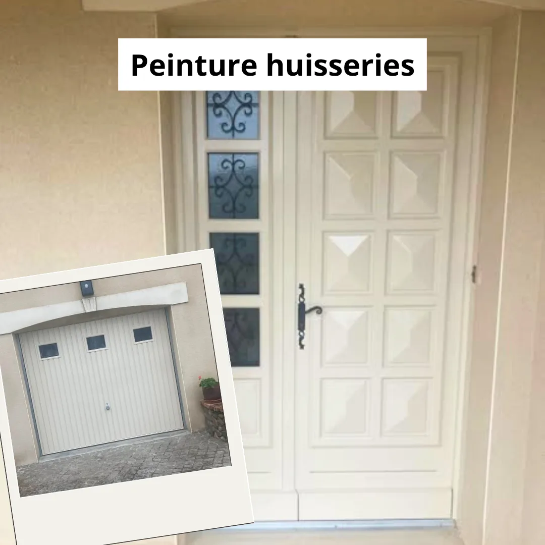 Rénovation et peinture des huisseries par FB Bâtiment pour redonner une finition propre et harmonieuse aux portes et menuiseries.